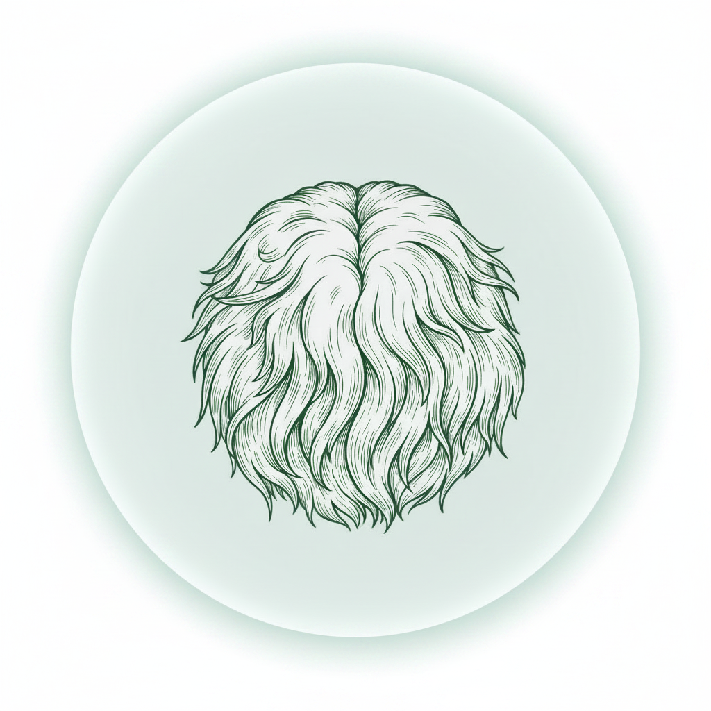 Lion's Mane Botanical Illustration
