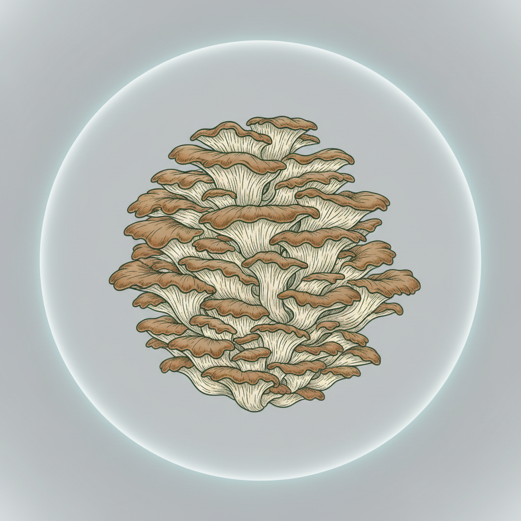 Maitake Botanical Illustration